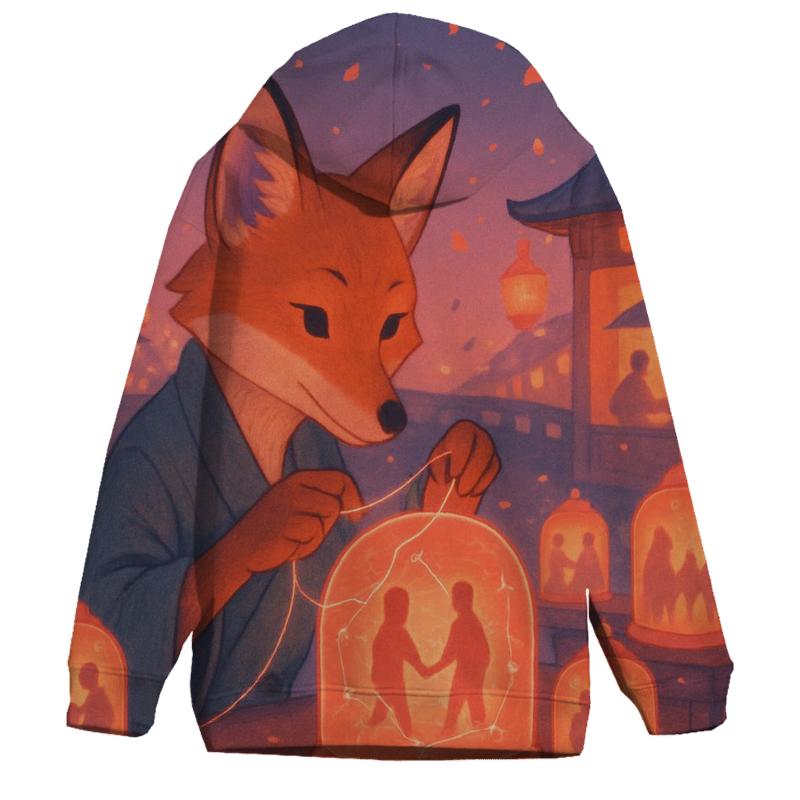 Hologram Matchmaker Fox graphic hoodies