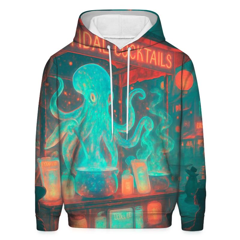 Holographic Market Kraken hoodie designs