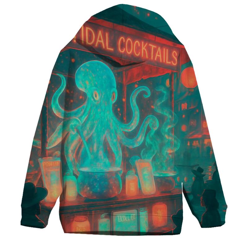 Holographic Market Kraken hoodie designs