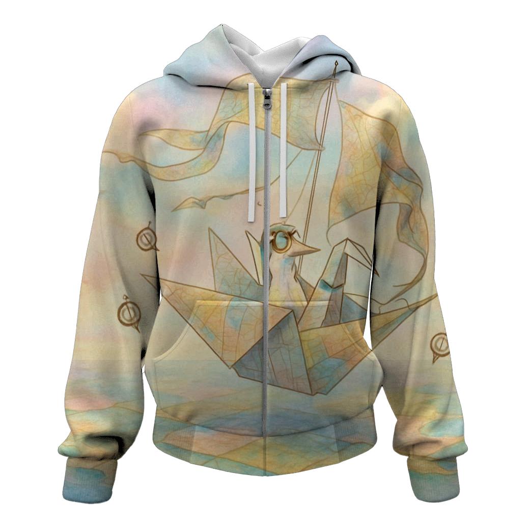 Paper Airship Wanderer custom hoodies