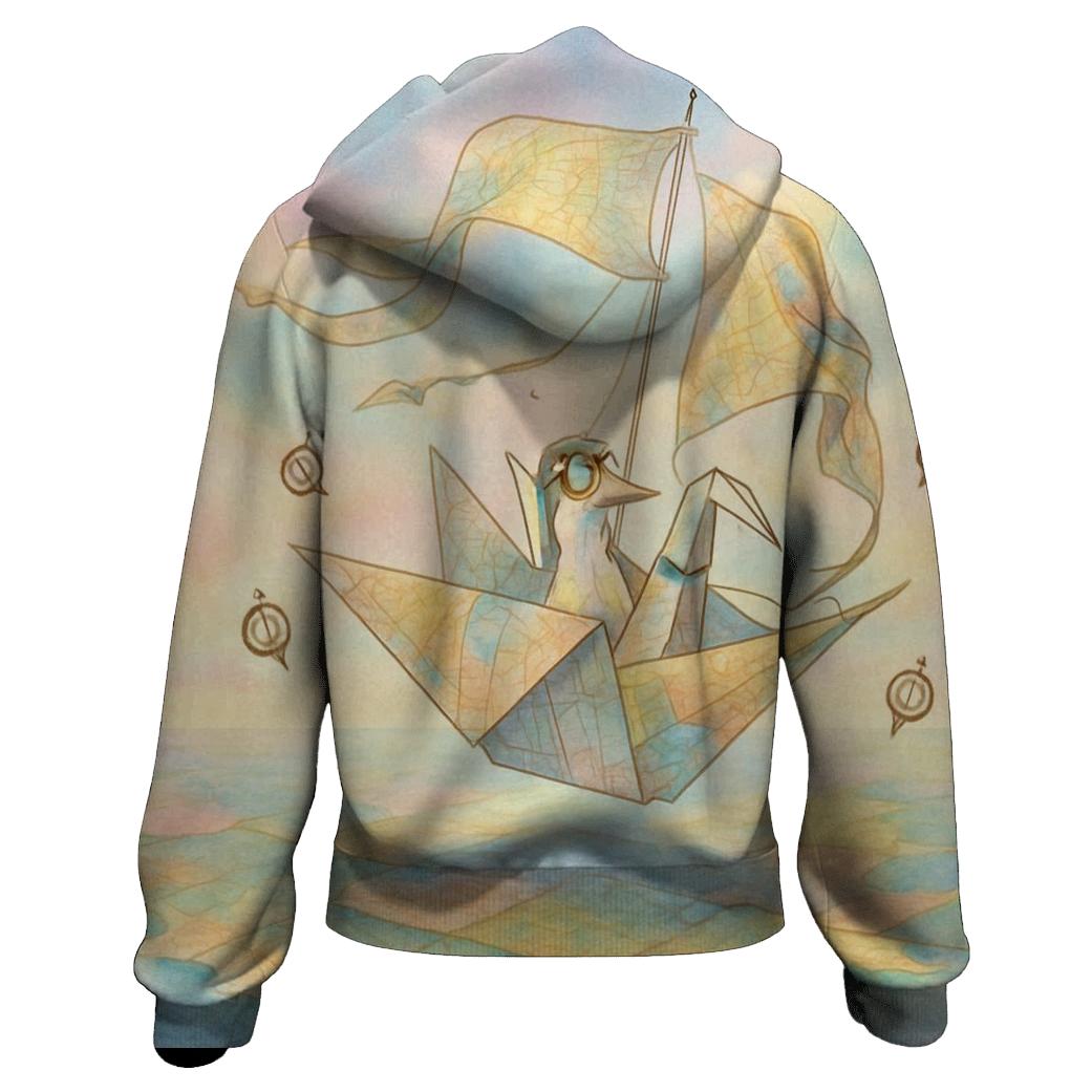 Paper Airship Wanderer custom hoodies