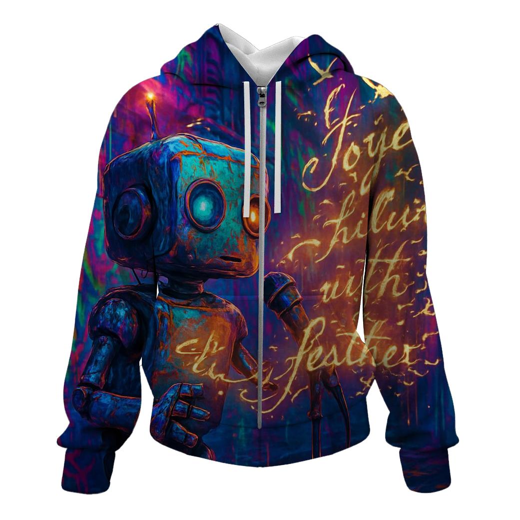 Glitch Bot Street Poet hoodie designs