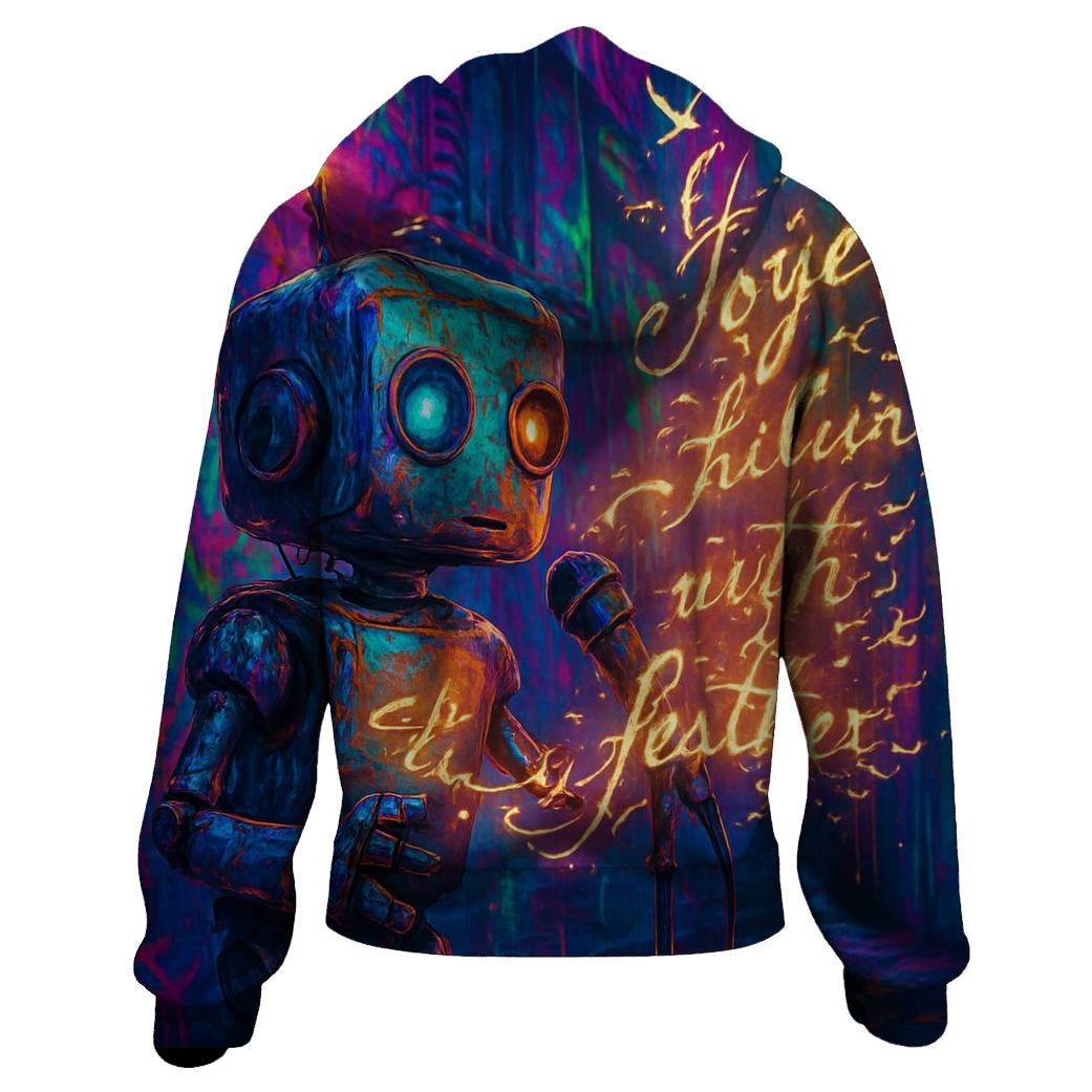 Glitch Bot Street Poet hoodie designs