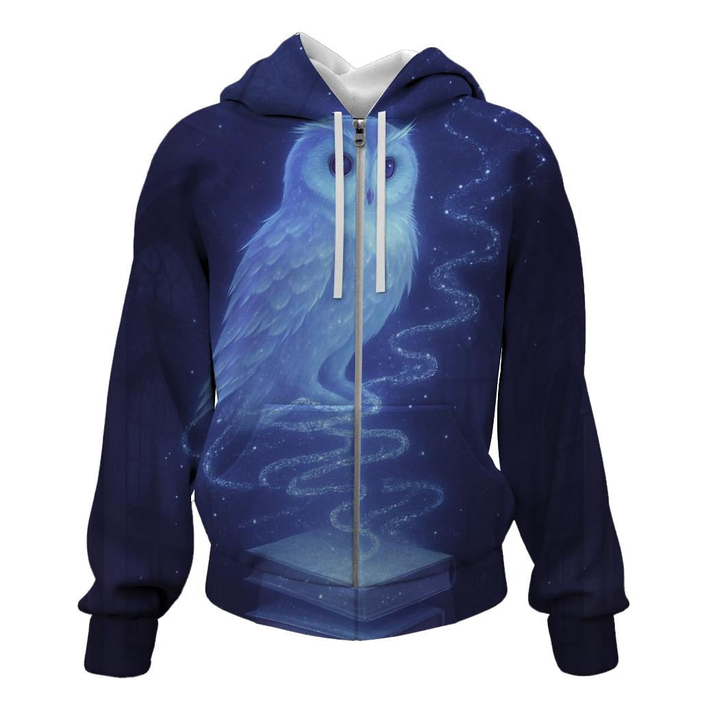 Echo Owl Librarian designer hoodies