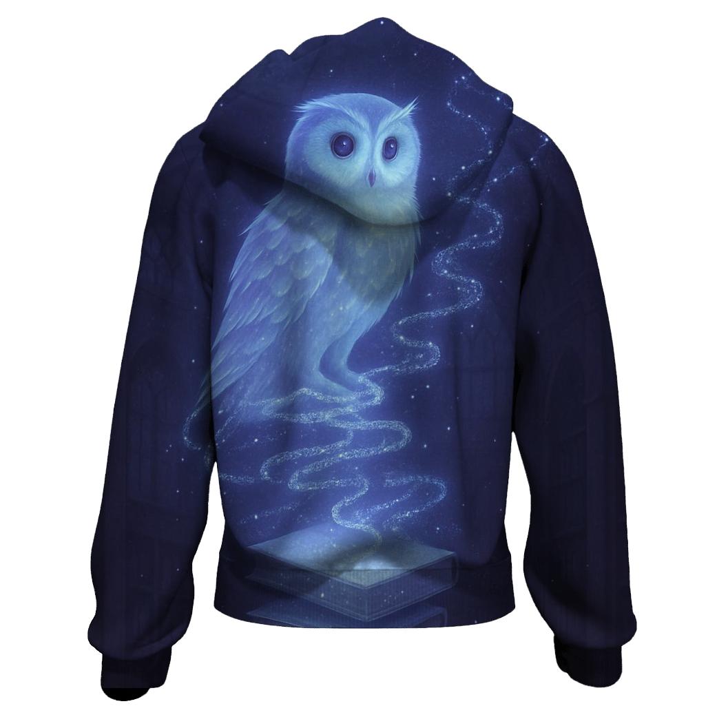 Echo Owl Librarian designer hoodies