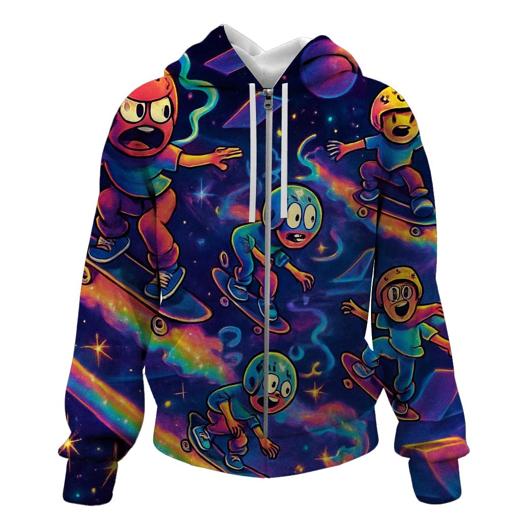 Nebula Skateboard Colony premium hoodies