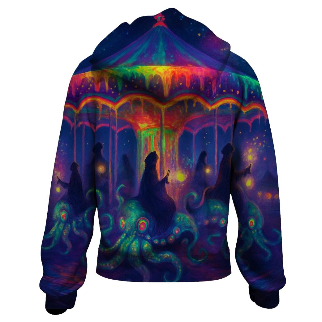 Midnight Carousel Kraken hoodie designs