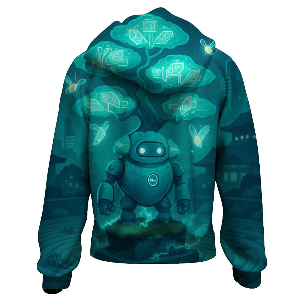 Neon Bonsai Sentinel lightweight hoodies