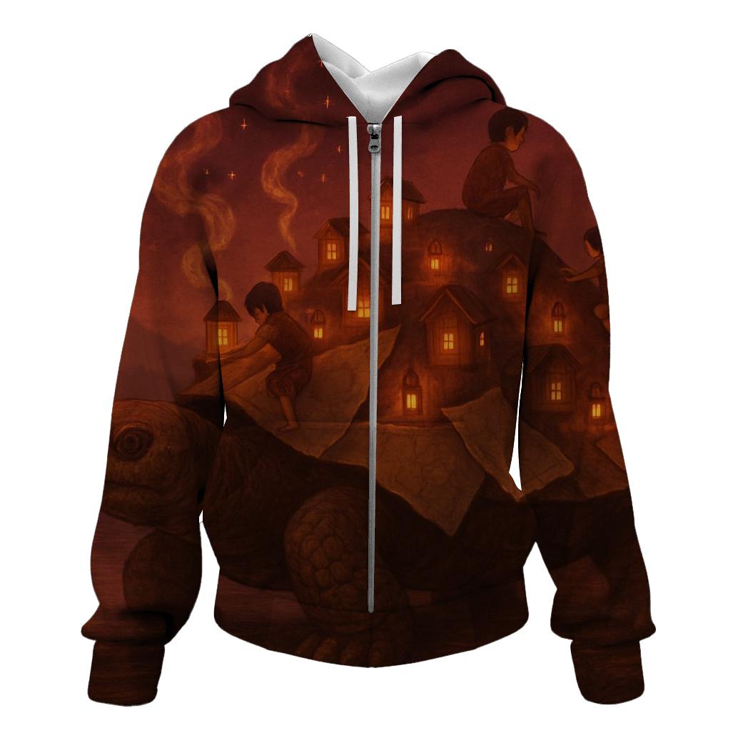 Lanternbound Tortoise graphic hoodies