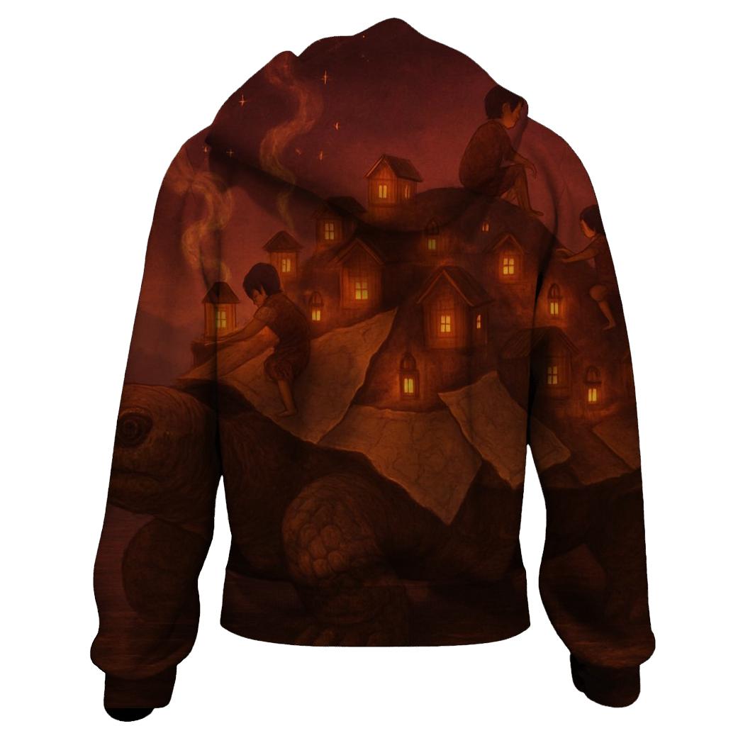 Lanternbound Tortoise graphic hoodies