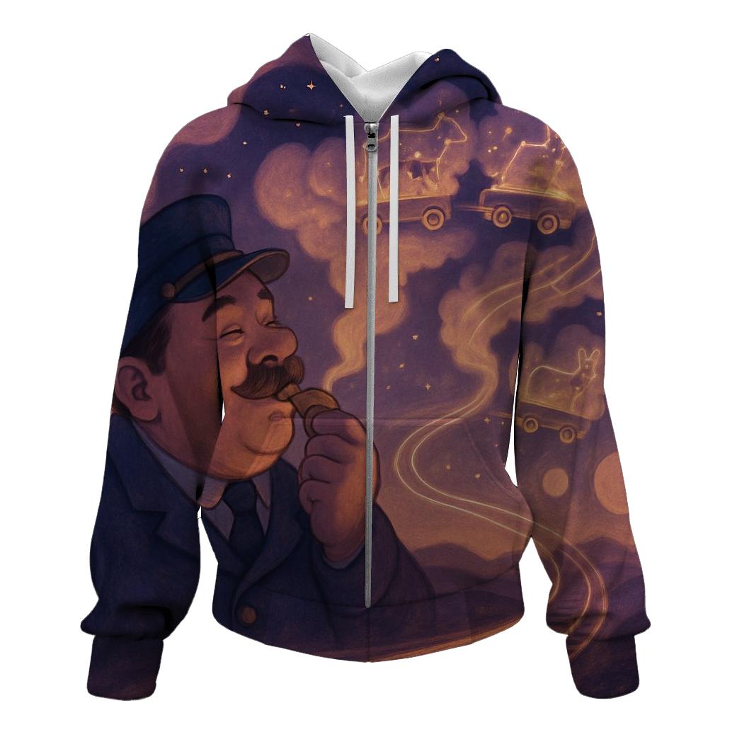 Starwhistle Train Conductor graphic hoodies
