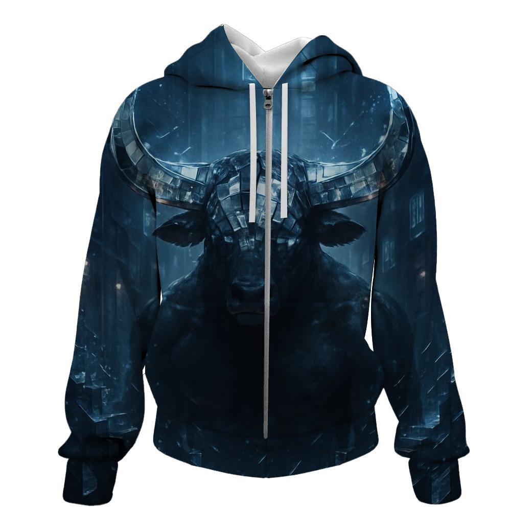 Mirrored Alley Minotaur pullover hoodies