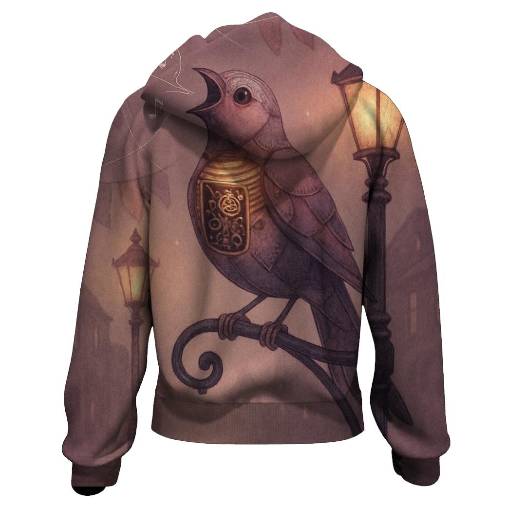 Patchwork Nightingale Engine pullover hoodies