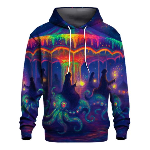 Midnight Carousel Kraken lightweight hoodies