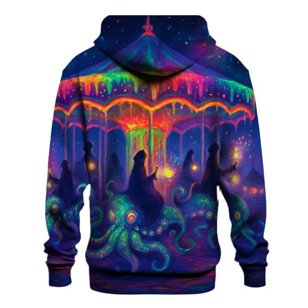 Midnight Carousel Kraken lightweight hoodies