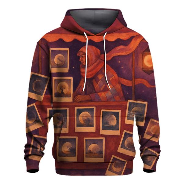Polaroid Moon Bazaar graphic hoodies