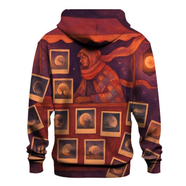 Polaroid Moon Bazaar graphic hoodies