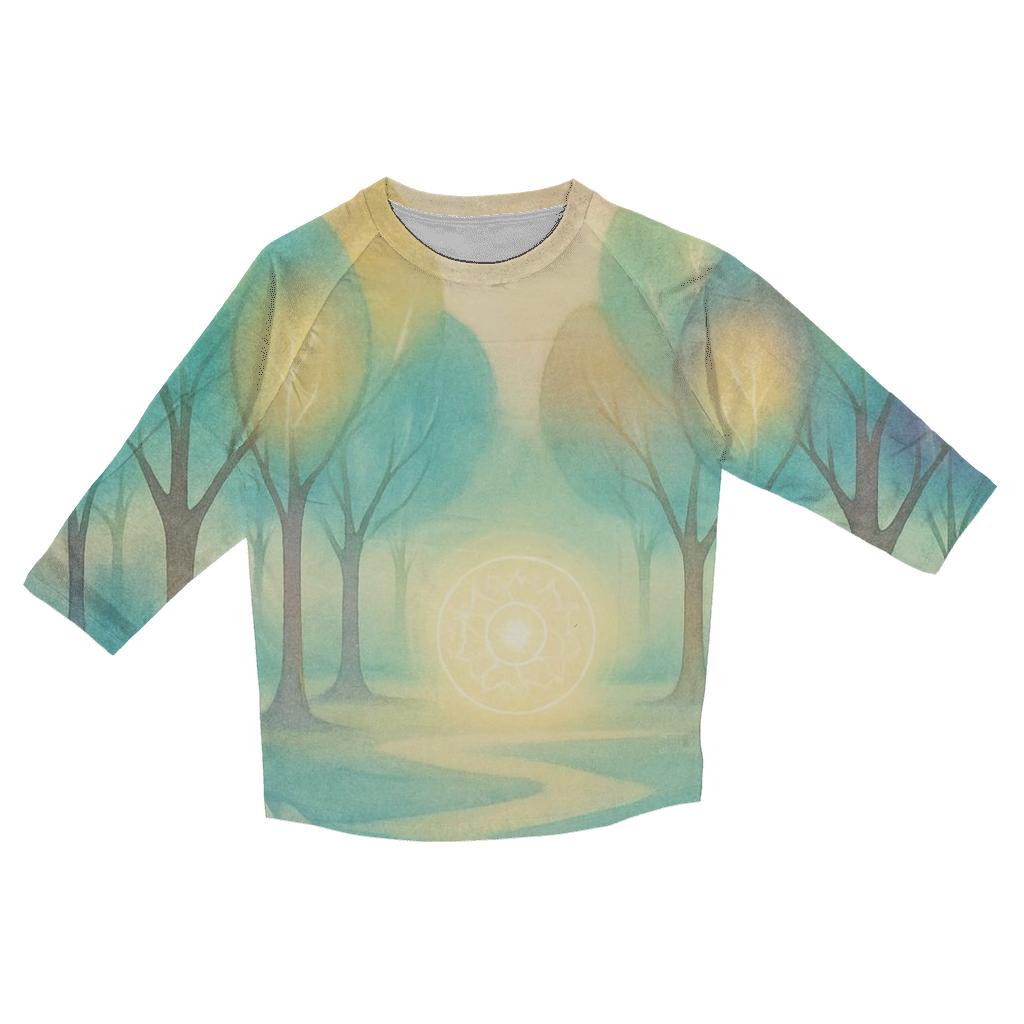Luminous Grove stylish quarter sleeve tops