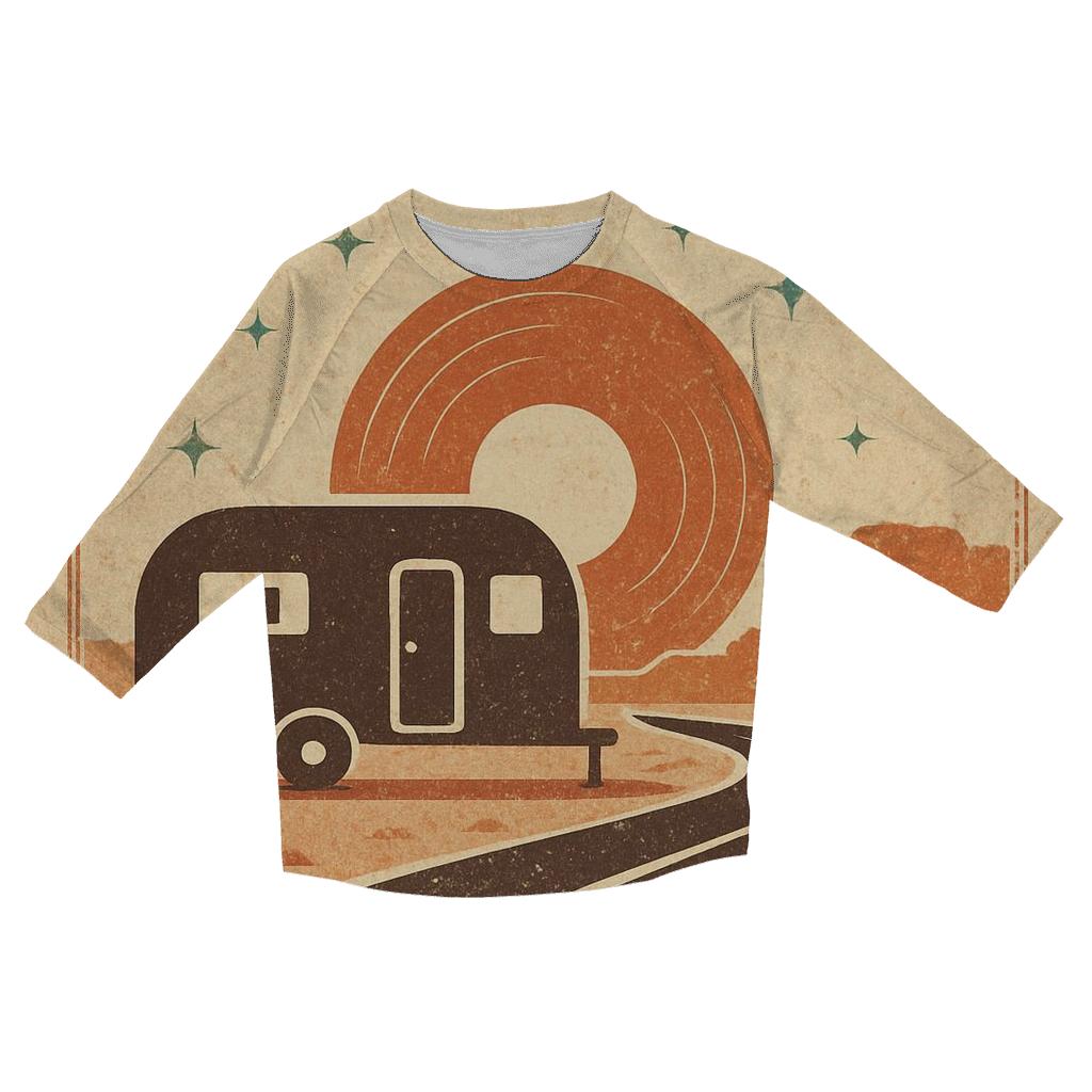 Celestial Roadtrip Poster stylish quarter sleeve tops