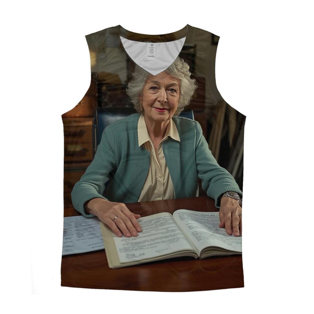 Polly Holliday In The Greenroom Archive stylish racerback tanks