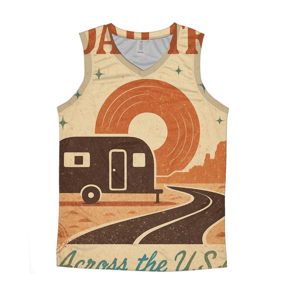 Celestial Roadtrip Poster personalized athletic tanks
