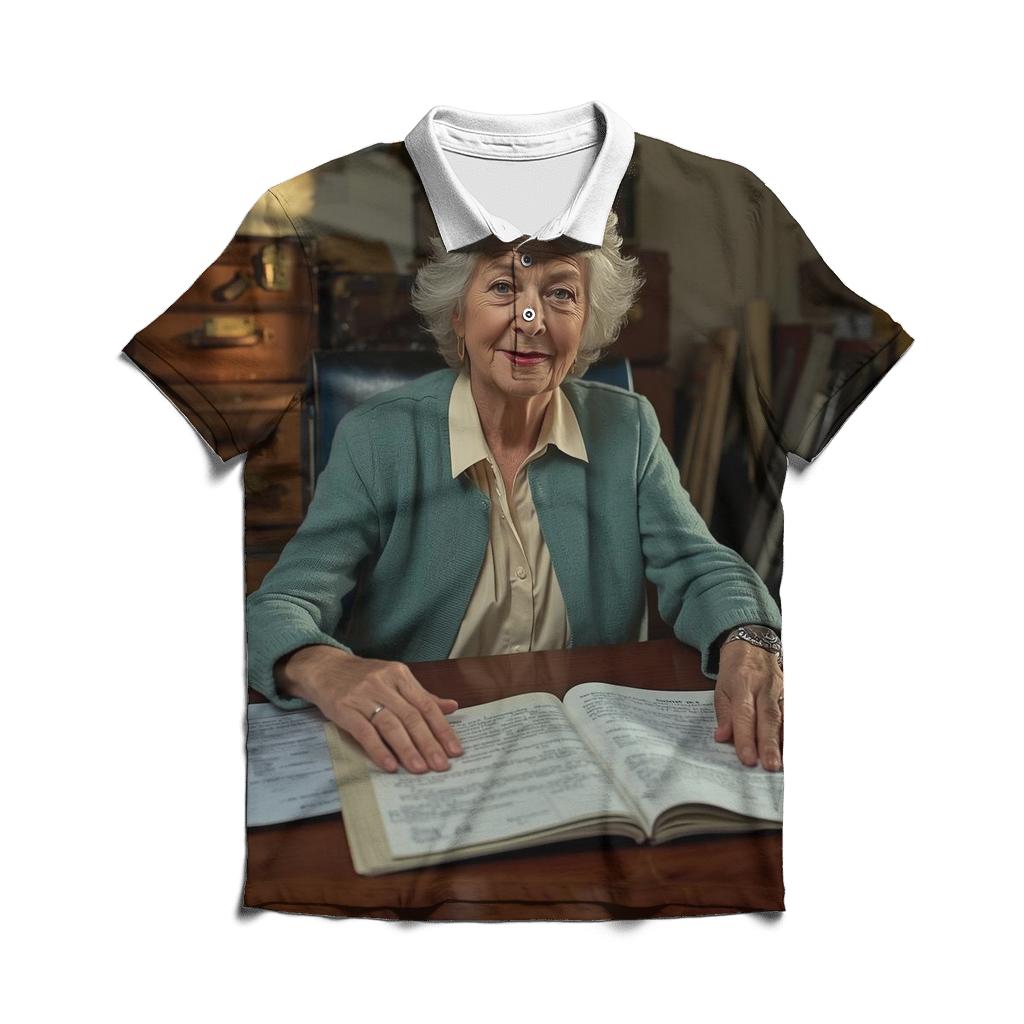 Polly Holliday In The Greenroom Archive premium cotton polo shirts