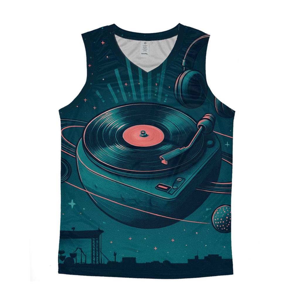 Cosmic Turntable custom tank tops