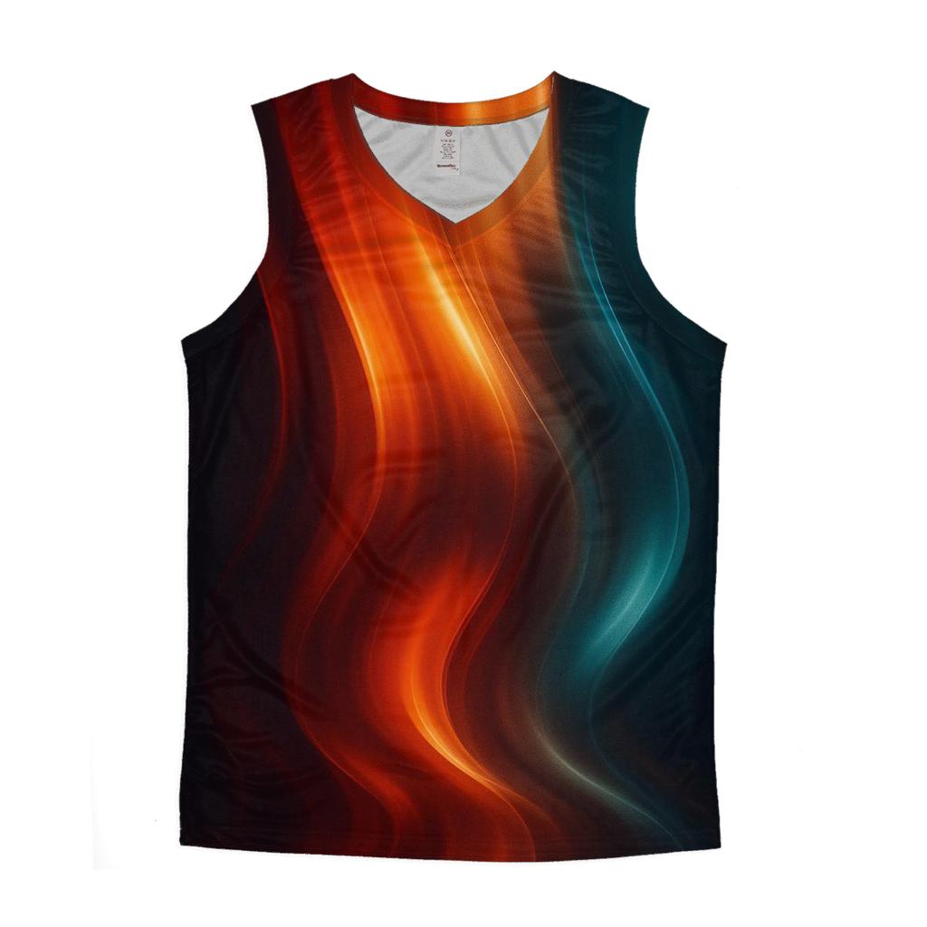 Molten Aurora Cascade stylish racerback tanks