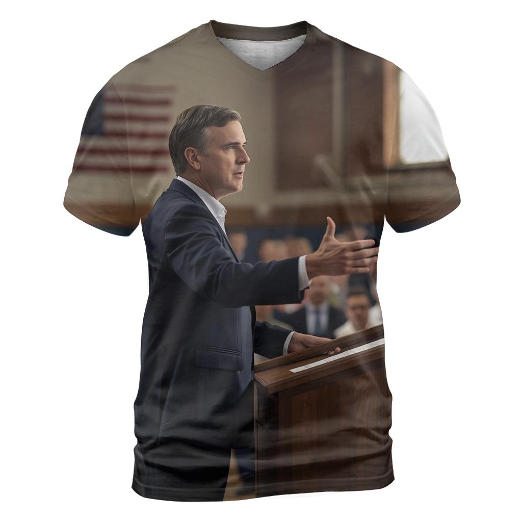 Morning Briefing At A Community Town Hall statement graphic shirts