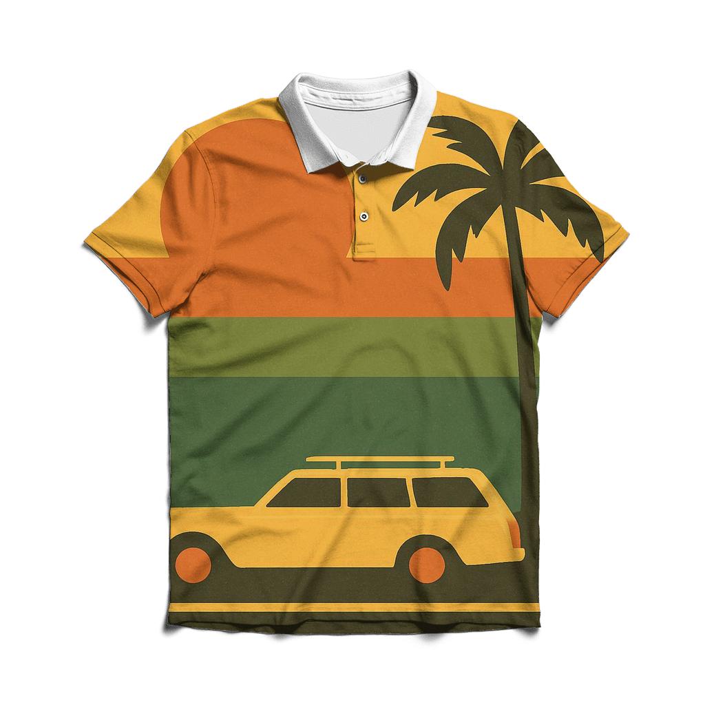 Solar Groove Horizon branded logo polo shirts