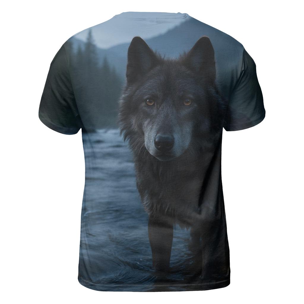 Night River Sentinel trendy printed shirt styles