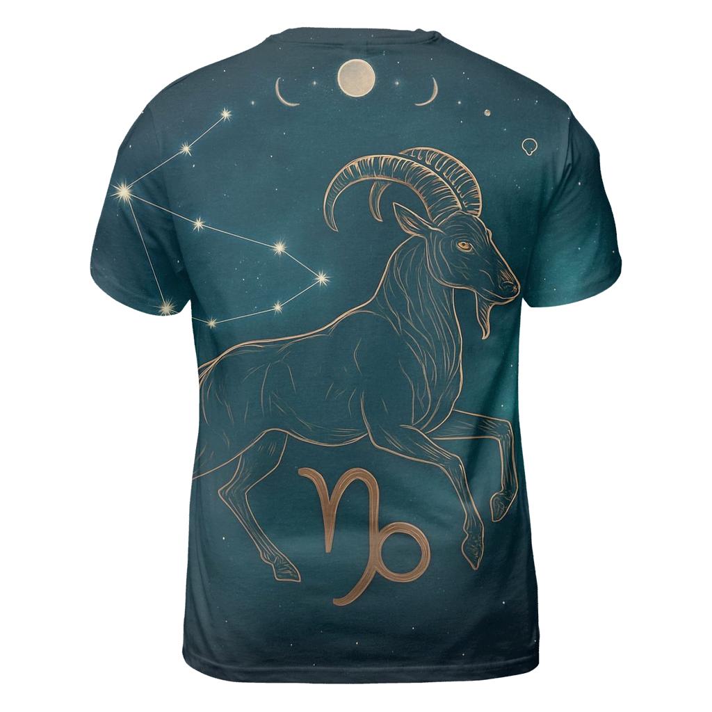 Aurora Capricorn Nebula Chart trendy printed shirt styles