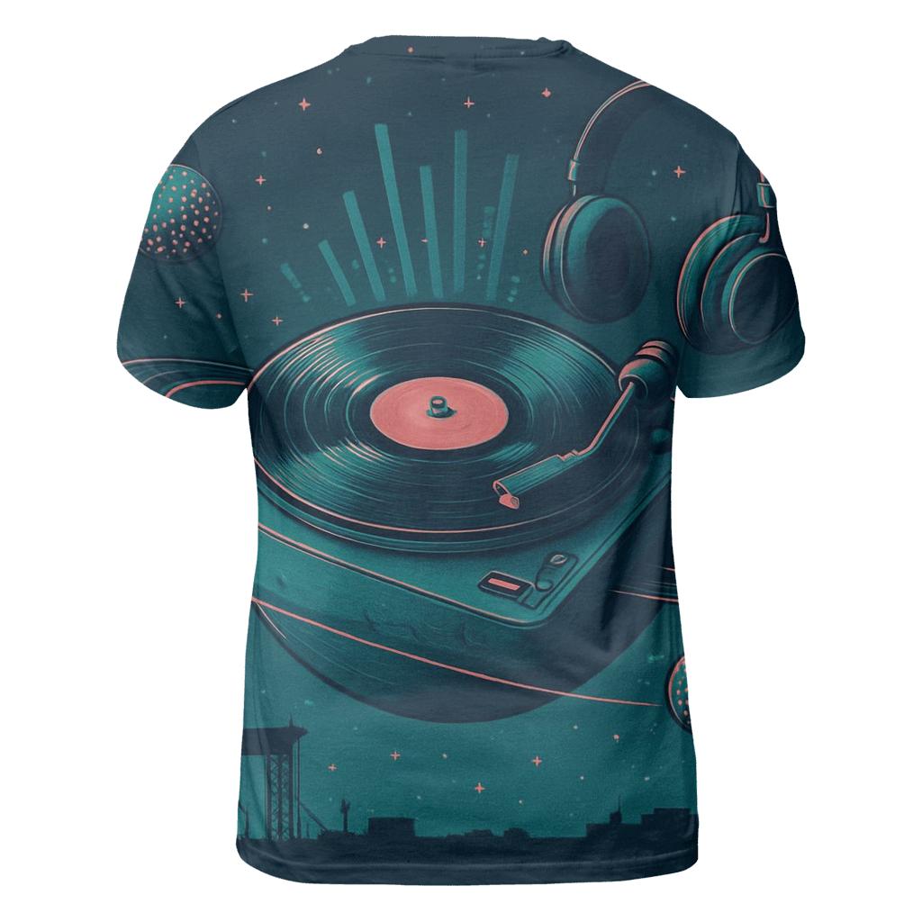 Cosmic Turntable designer pattern shirts