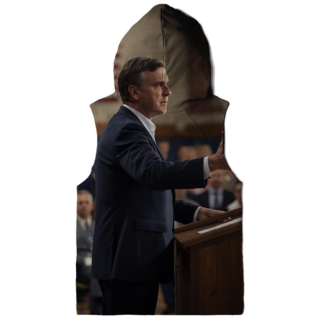 Morning Briefing At A Community Town Hall heavyweight hoodies