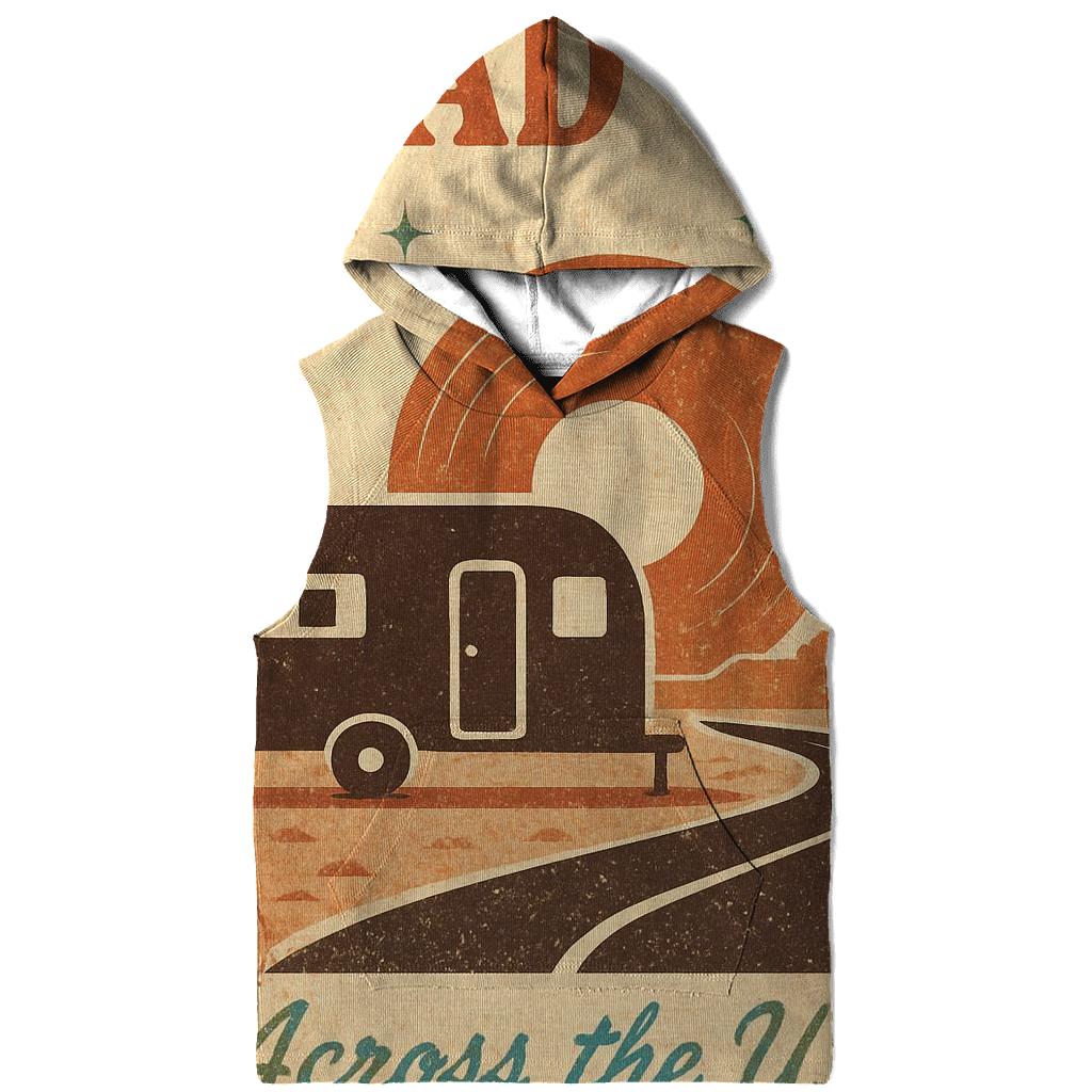 Celestial Roadtrip Poster premium hoodies