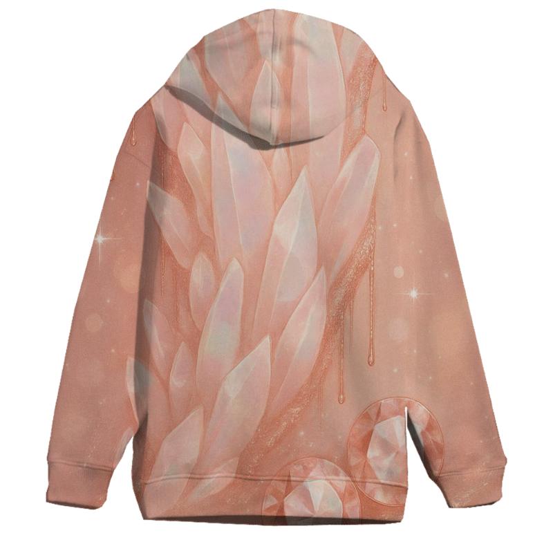 Opal Cascade embroidered hoodies