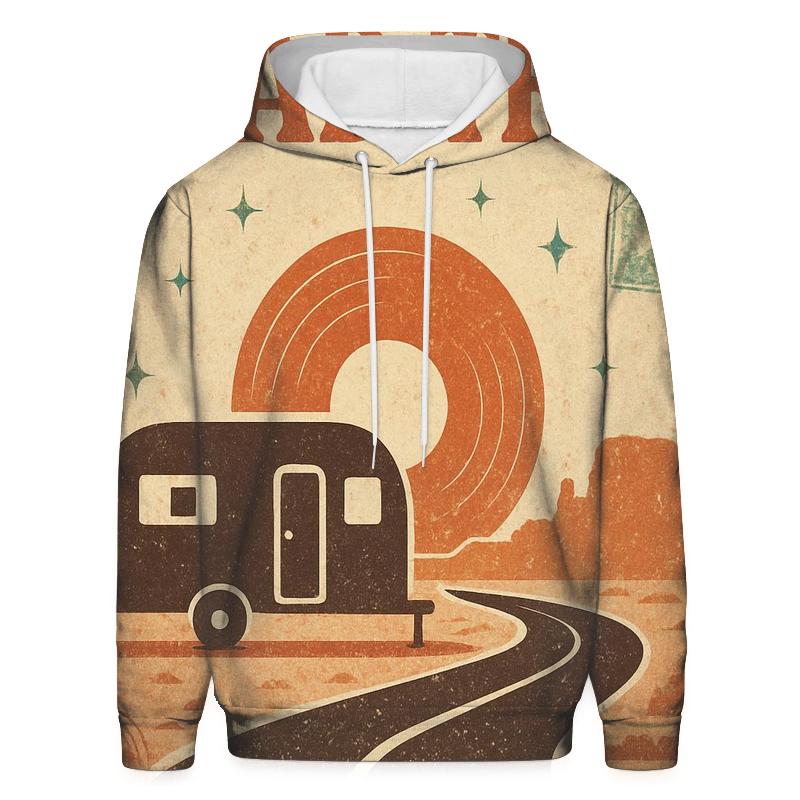 Celestial Roadtrip Poster printed hoodies
