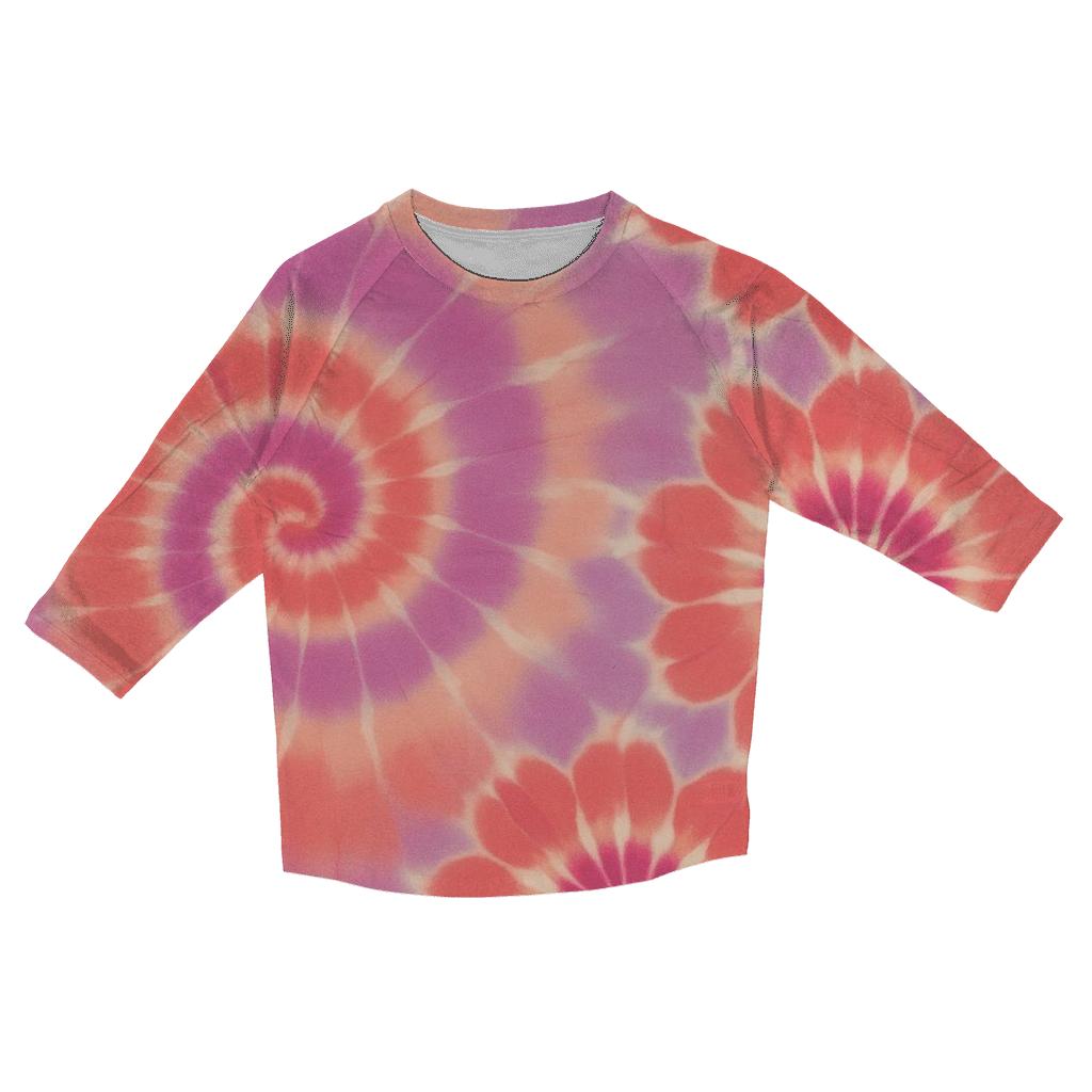 Spiral Kumo Burst fashion 3/4 sleeve shirts