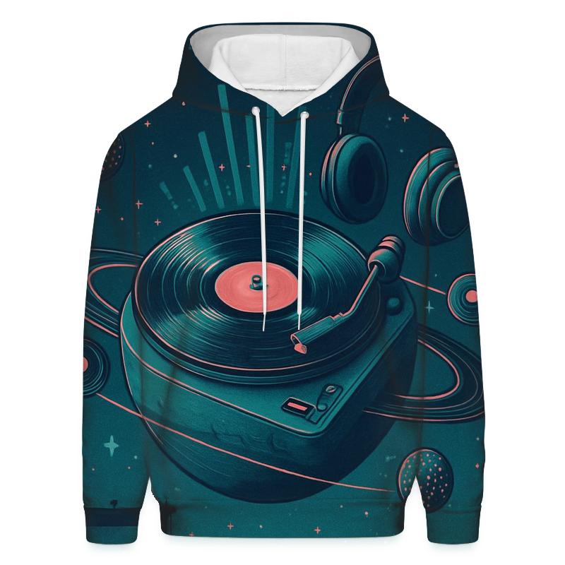 Cosmic Turntable hoodie styles