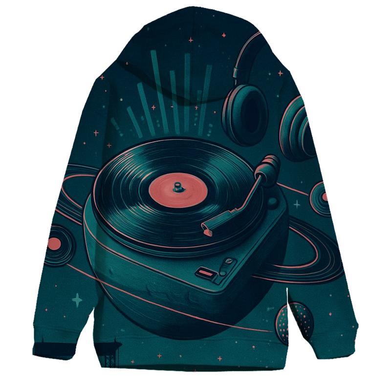 Cosmic Turntable hoodie styles