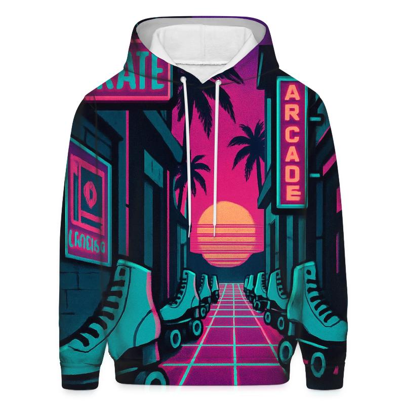 Neon Roller Alley hoodie styles