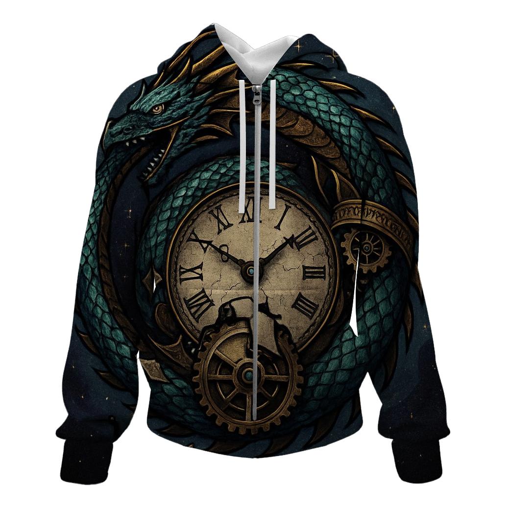 Clockwork Ouroboros Herald designer hoodies