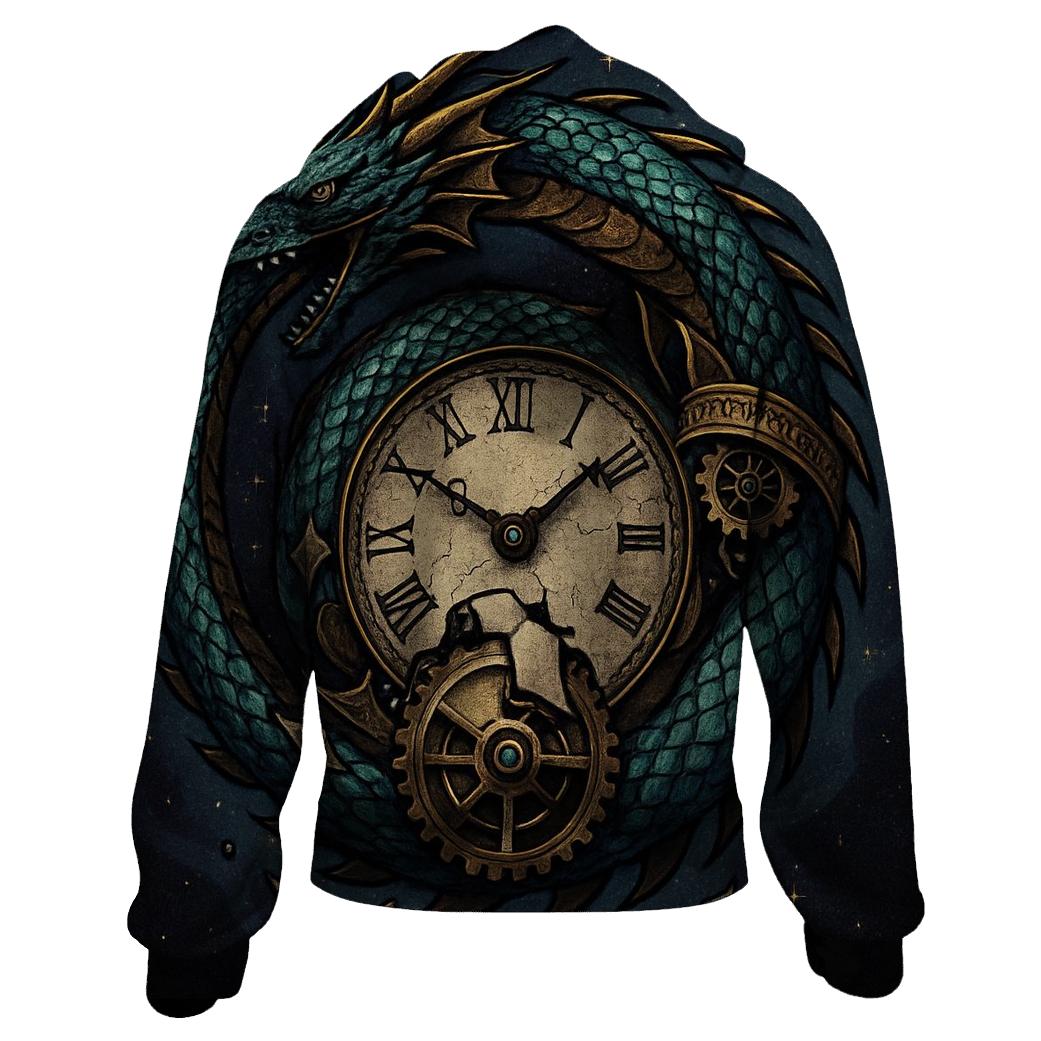 Clockwork Ouroboros Herald designer hoodies