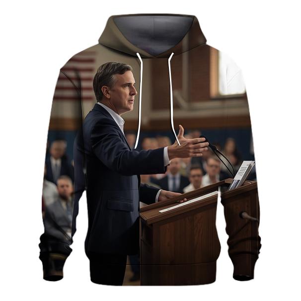 Morning Briefing At A Community Town Hall pullover hoodies