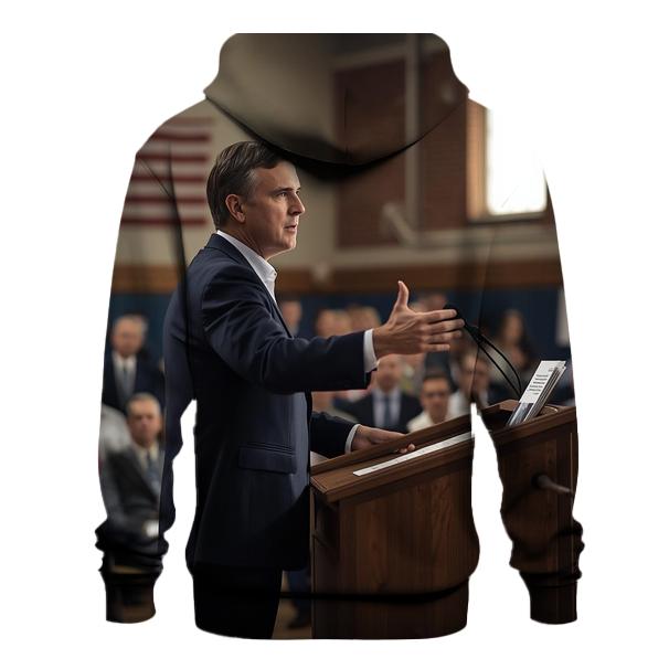 Morning Briefing At A Community Town Hall pullover hoodies