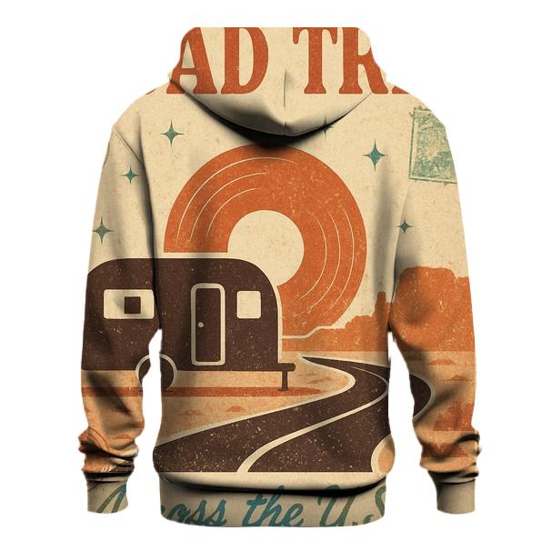 Celestial Roadtrip Poster premium hoodies