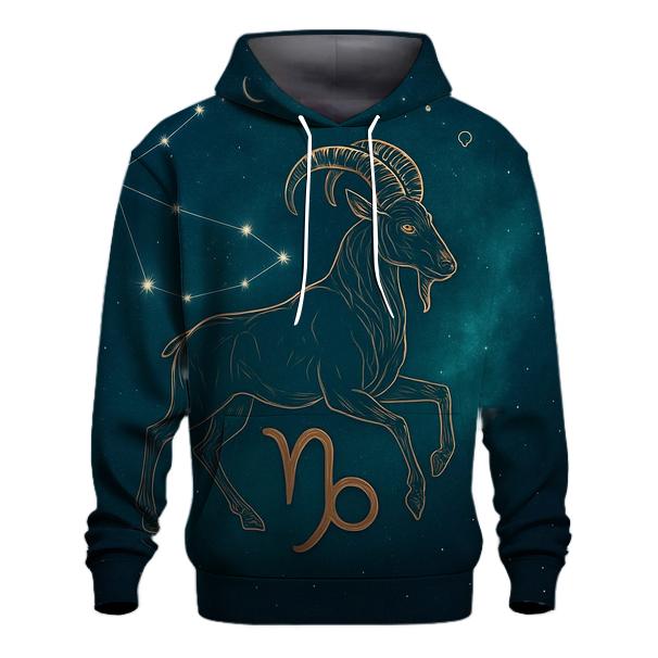 Aurora Capricorn Nebula Chart premium hoodies