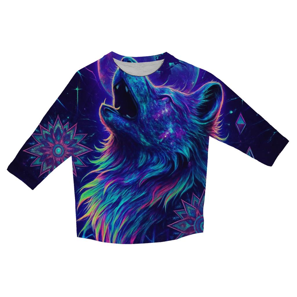Nebula Wolf Sentinel casual three quarter sleeve shirts