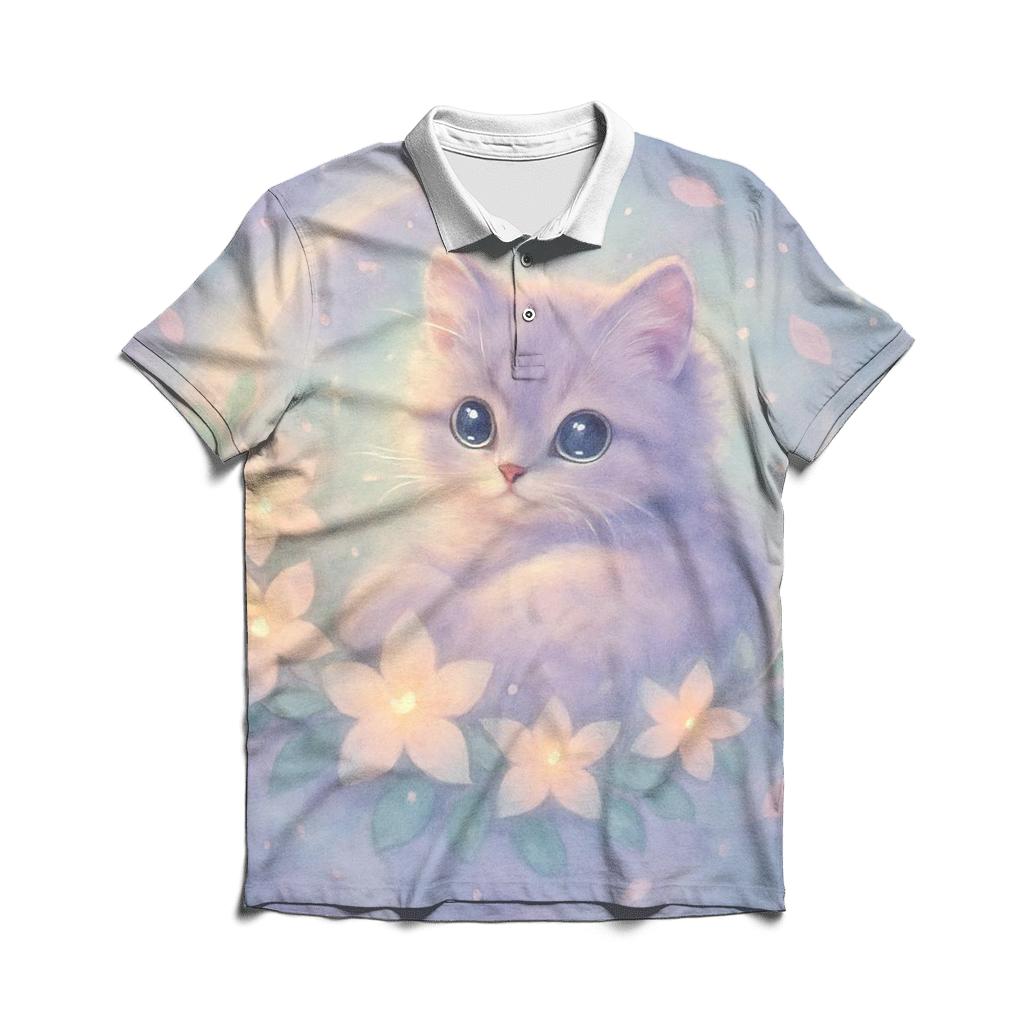 Starflower Kitten Dream classic pique polos