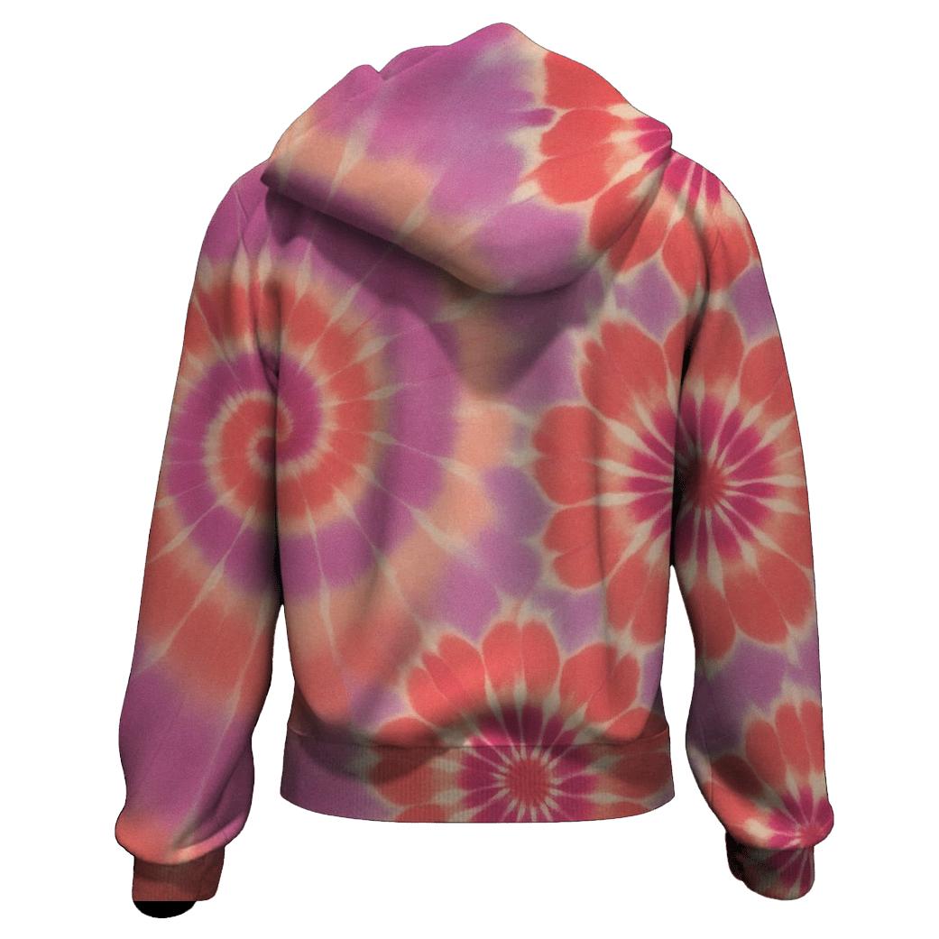 Spiral Kumo Burst graphic hoodies